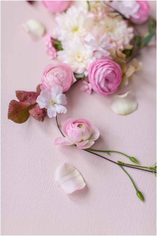 pink floral wedding stationary invitation save the date order of service rsvp soft petal ranunculus